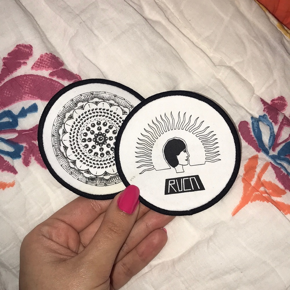 Super cute RVCA patches